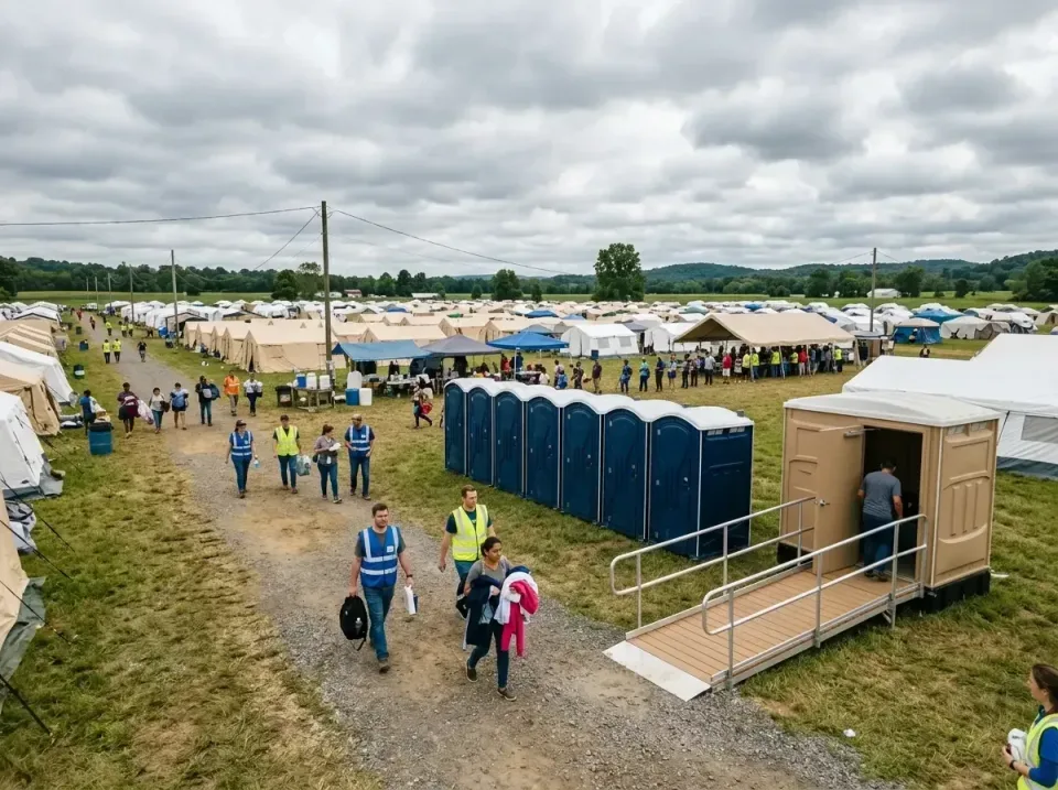 disaster-relief-camp-restrooms-010 — frequently asked questions, Dumpster & Portable Bathrooms Rental in Glassmanor, MD